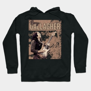 Rory Gallagher // Brown vintage // Poster Hoodie